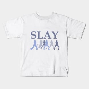 everglow silhouette design in the slay era Kids T-Shirt